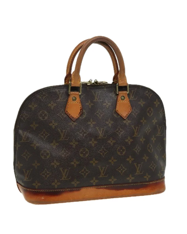 Monogram Canvas Alma Hand Bag