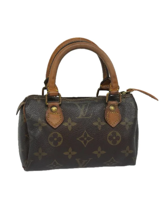 Monogram Canvas Mini Handbag with Authentic Design