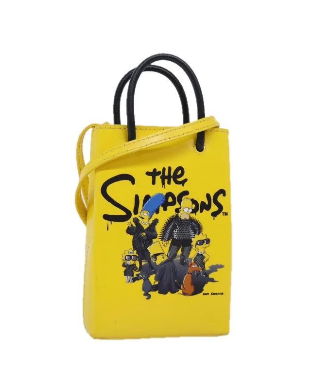 Simpsons Leather 2way Phone Folder by Balenciaga