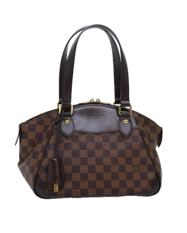 Classic Damier Ebene Hand Bag with Dust Bag and Accessories