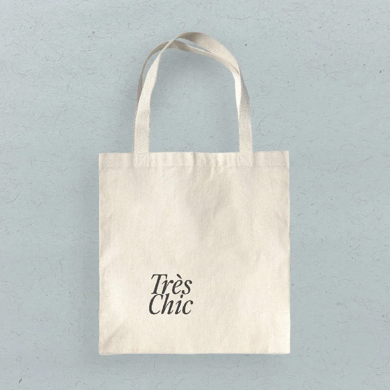 Tres Chic - Canvas Tote Bag