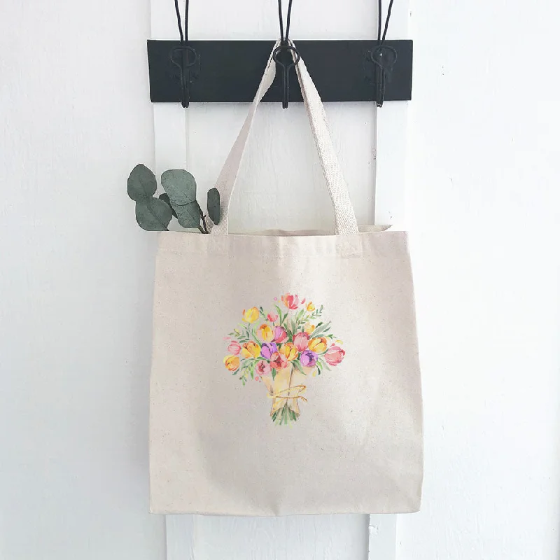 Tulip Bouquet - Canvas Tote Bag