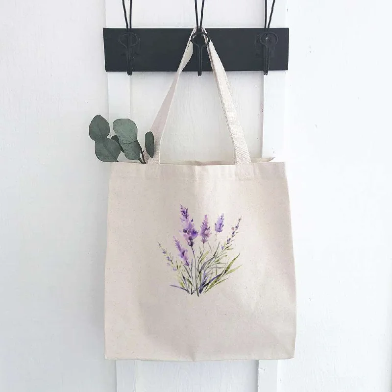 Watercolor Lavender - Canvas Tote Bag