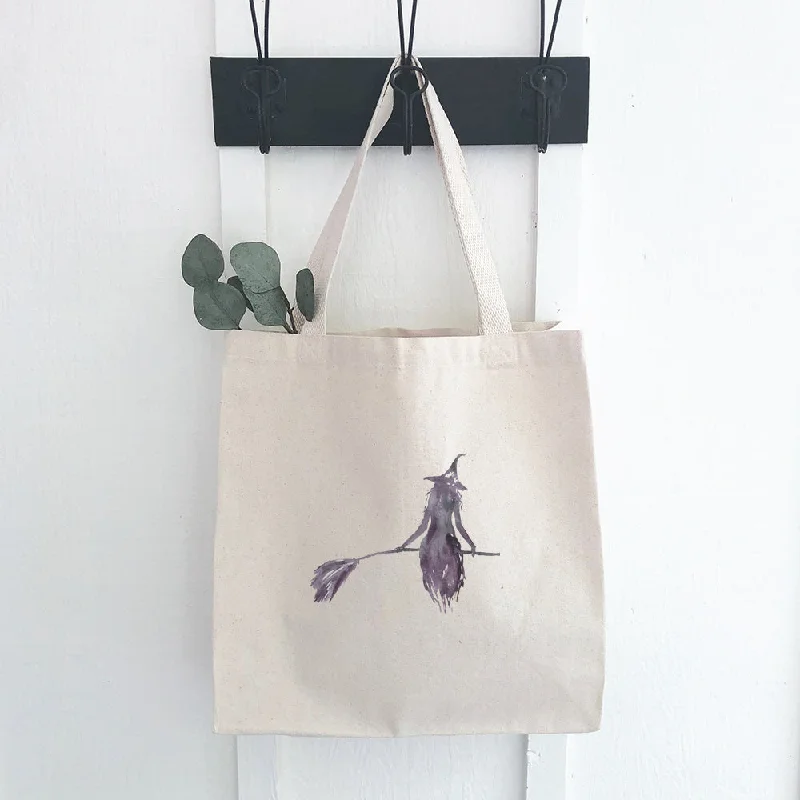 Witch Silhouette - Canvas Tote Bag