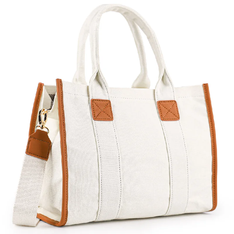 Women Canvas Tote Handbags Casual Shoulder Work Bag Crossbody