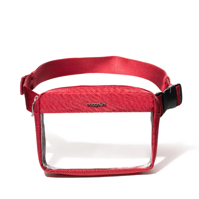 baggallini Clear Stadium Belt Bag Sling