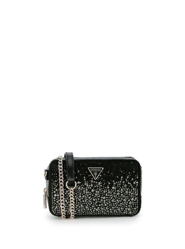 Black Lua Glitz Mini Crossbody Bag