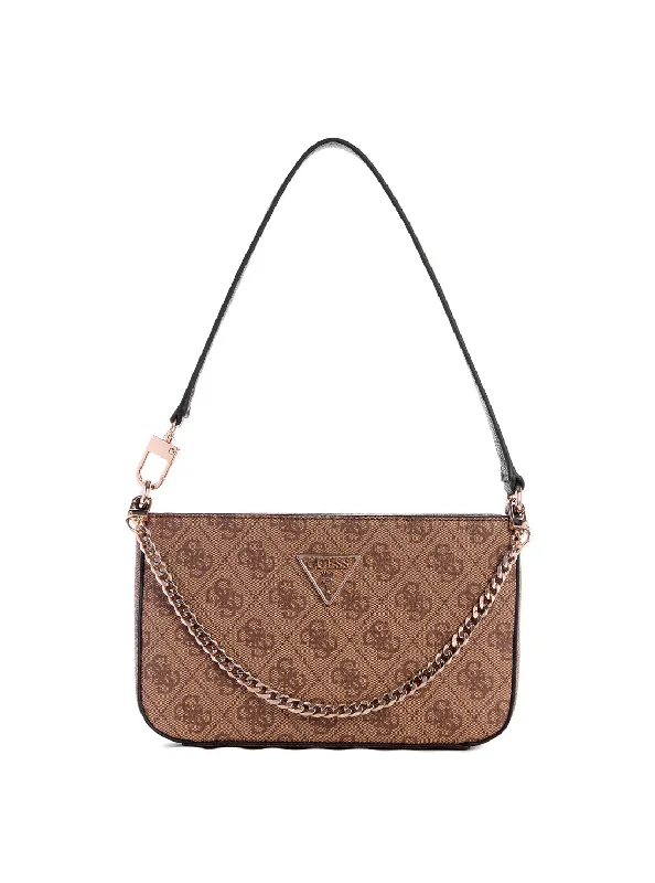 Brown Logo Noelle Mini Shoulder Bag