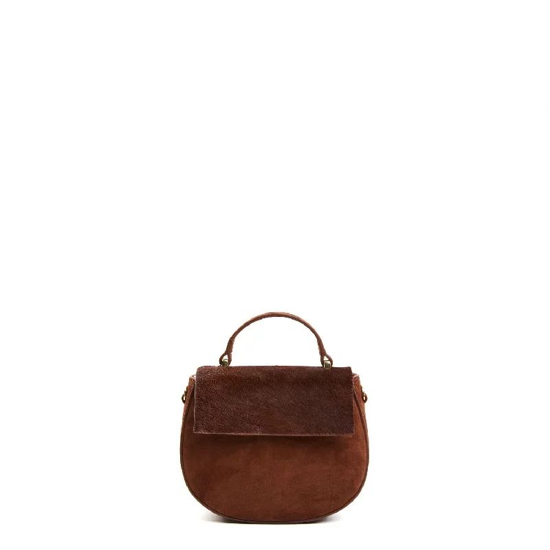 BROWN MINI CLEO BAG