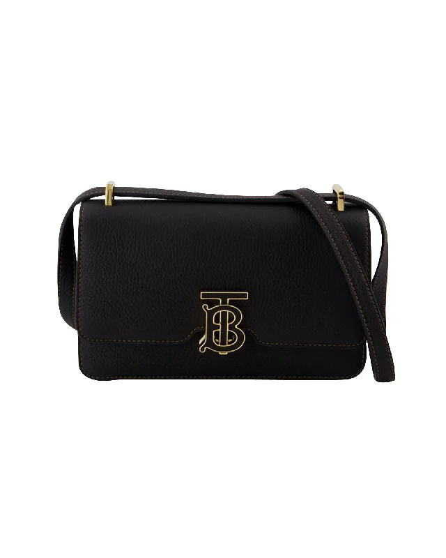 Elongated Crossbody Bag - Burberry - Leather - Bag