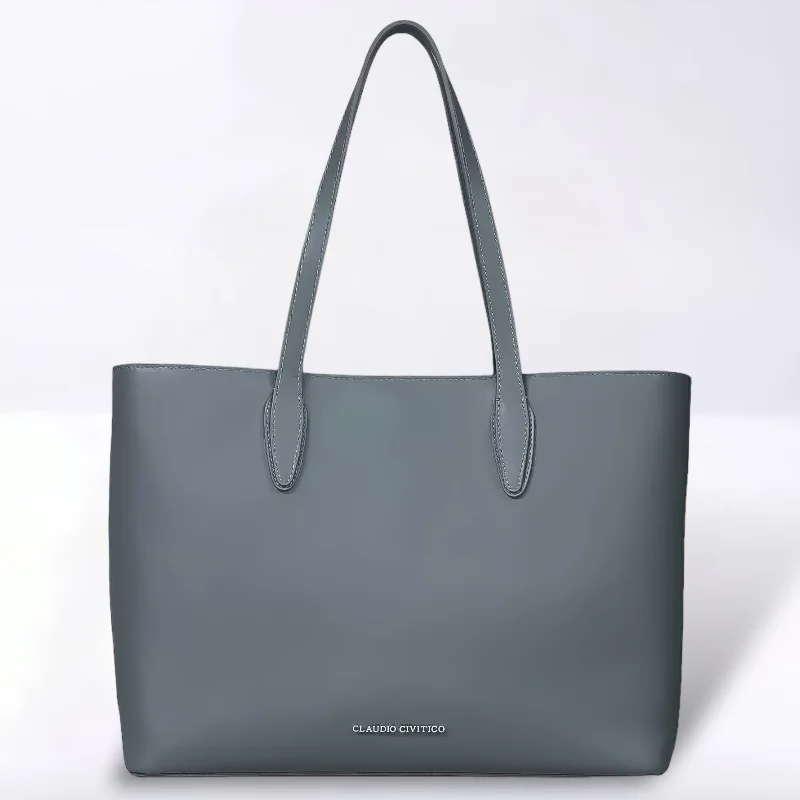 Gray Tote Bag