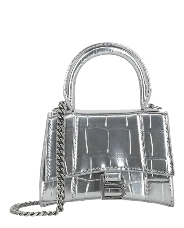 Hourglass Mini Bag With Chain