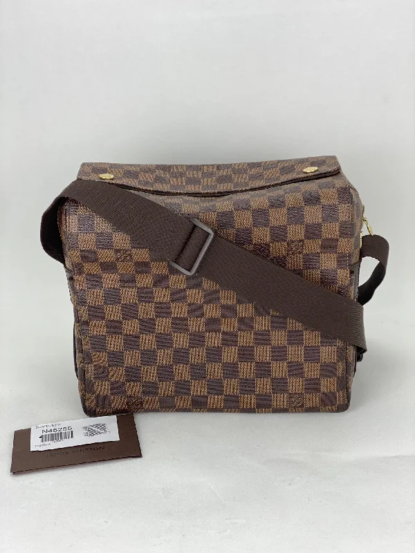 Louis Vuitton Damier Ebene Canvas Naviglio Shoulder Men's Messenger Bag