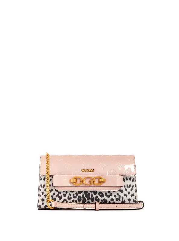 Pink Leopard Zira Mini Crossbody Bag