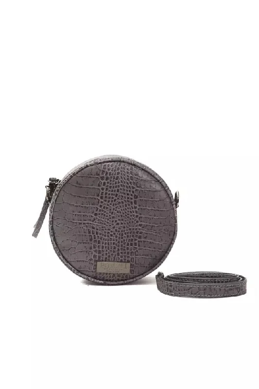 Pompei Donatella Chic  Croc-Embossed Women's Crossbody