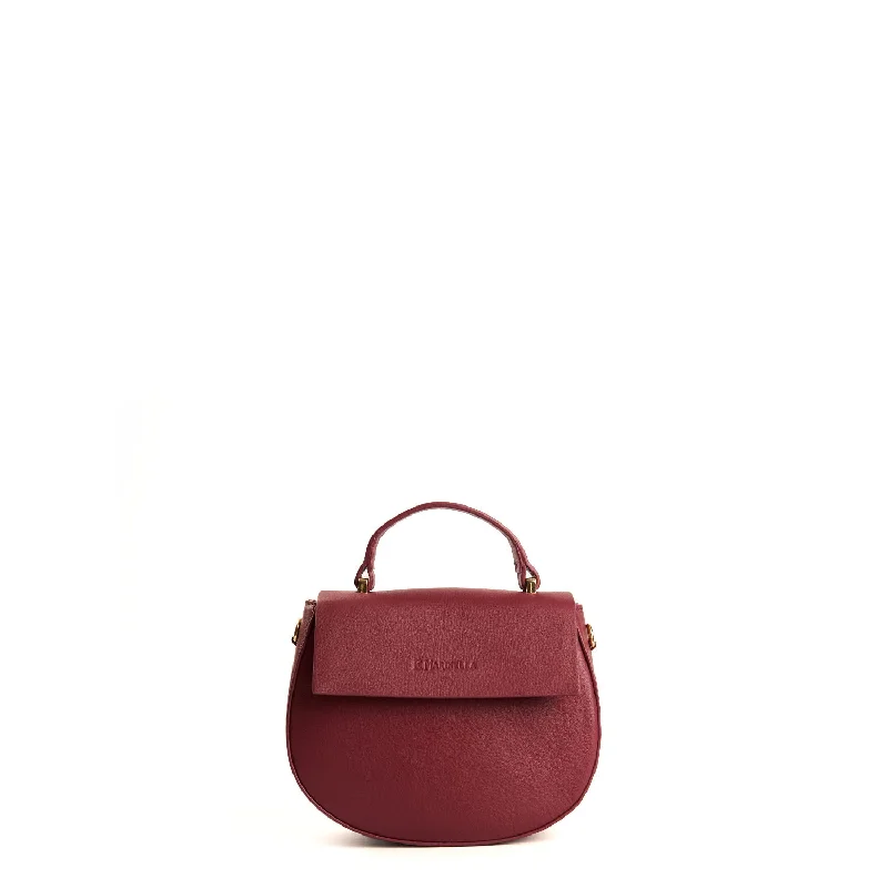 BURGUNDY MINI CLEO BAG