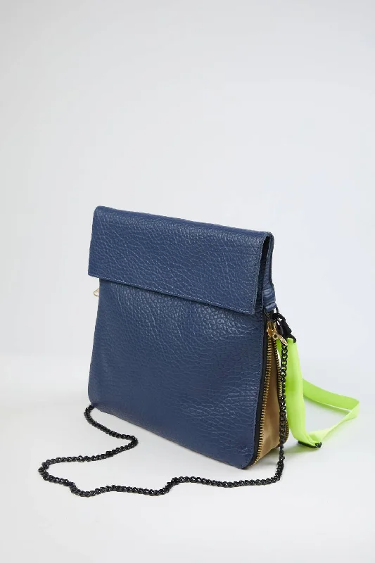 Standard Buffalo Parcel Bag In Cobalt Blue Buffalo