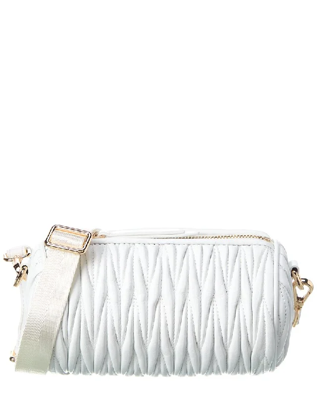 Tiffany & Fred Paris Croco Quilted Leather Crossbody