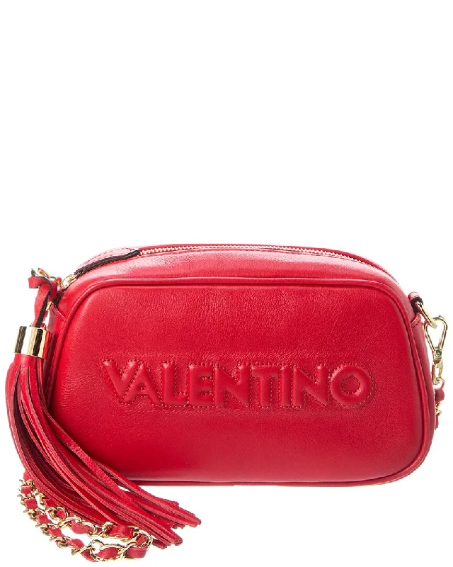 Valentino by Mario Valentino Bella Embossed Leather Crossbody