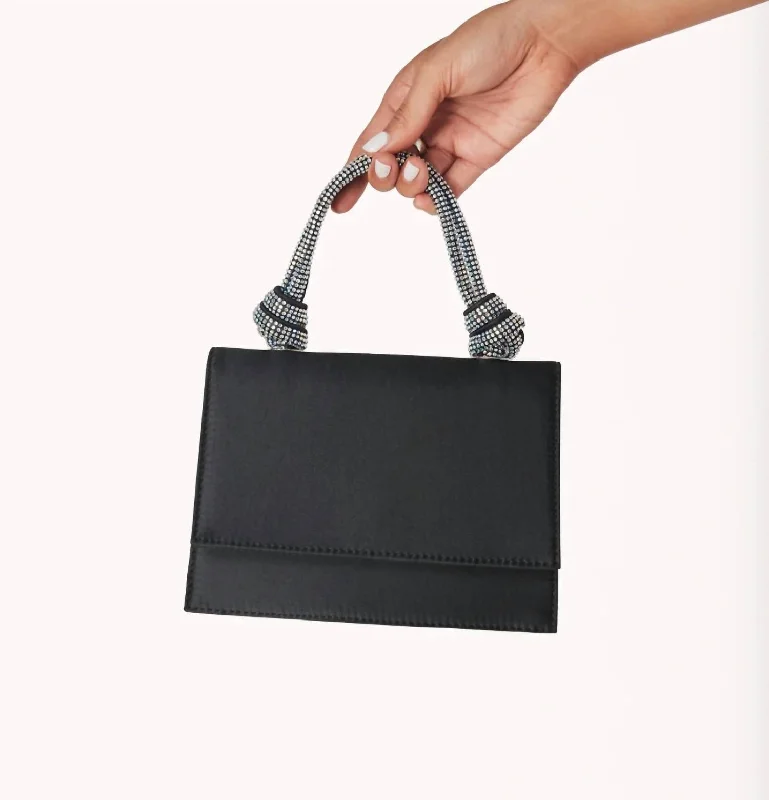 Women's Ariatta Handle Bag In Black-Silver