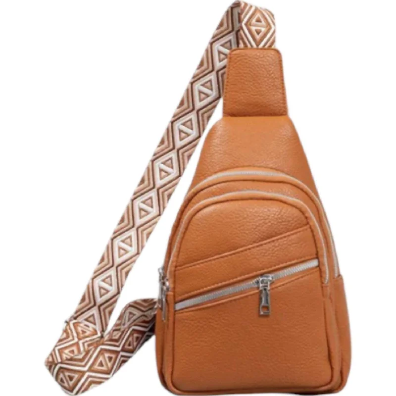 Women's Destiny Crossbody Sling Bag In Camel