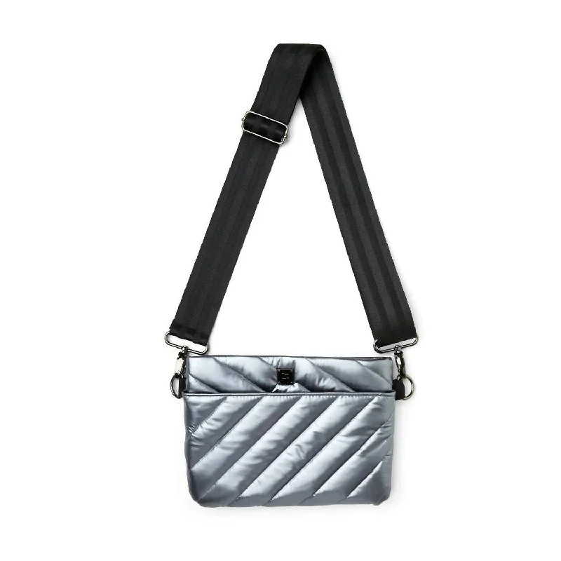 Women's Diagonal Bum 2.0 Bag In Silver